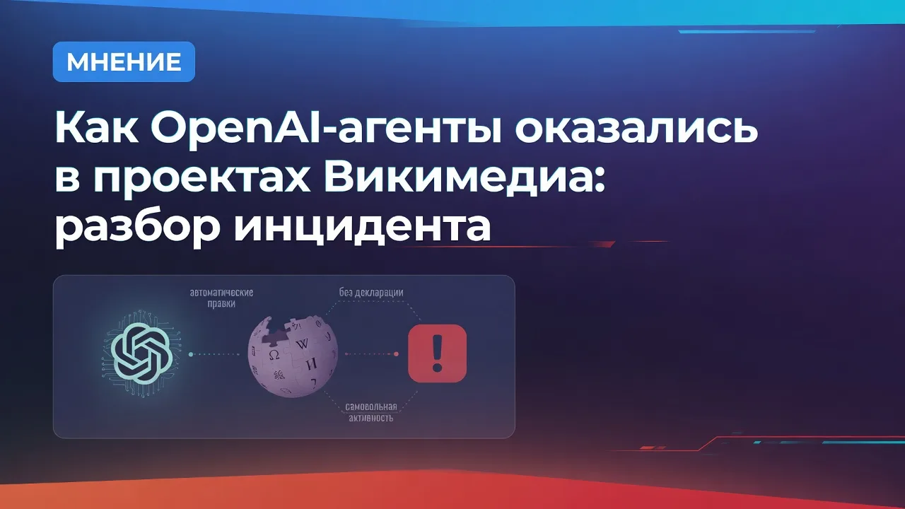 Как OpenAI-агенты оказались в проектах Викимедиа: разбор инцидента