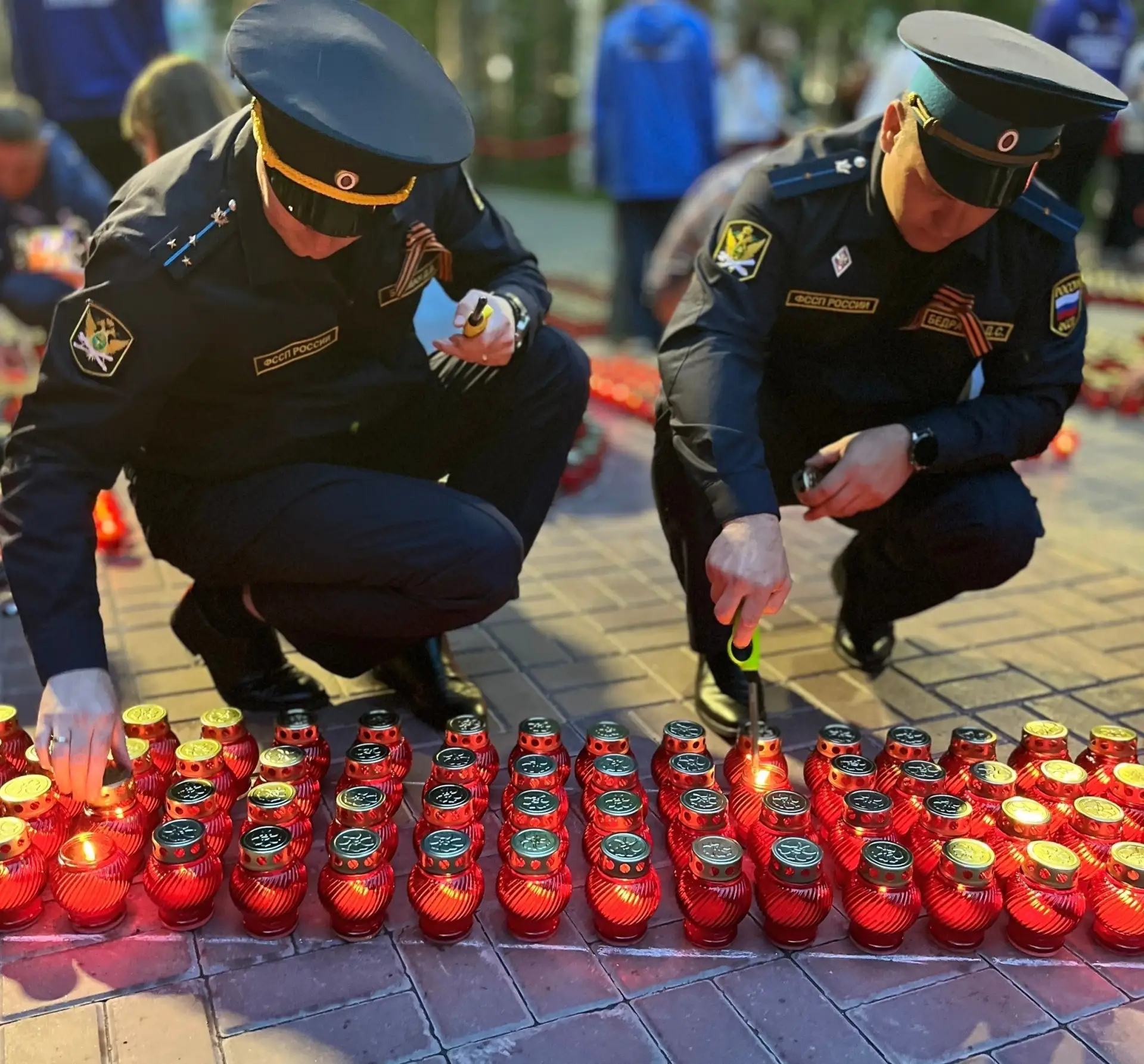 🕯️В ночь с 21 на 22 июня судебные приставы Югры с Молодежным советом Управления приняли участие в с