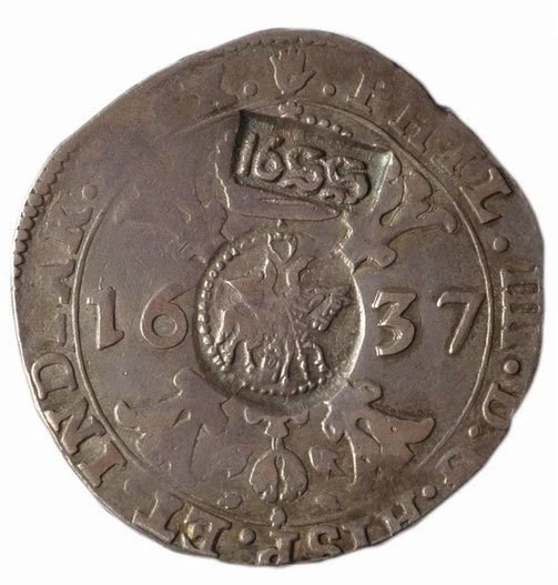 Ефимок с признаком (Россия, XVII век).