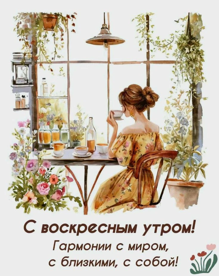 Пусть утро добрым будет,
Прекрасный день начнется,
Удача не забудет,
А счастье улыбнётся....
Всё буд