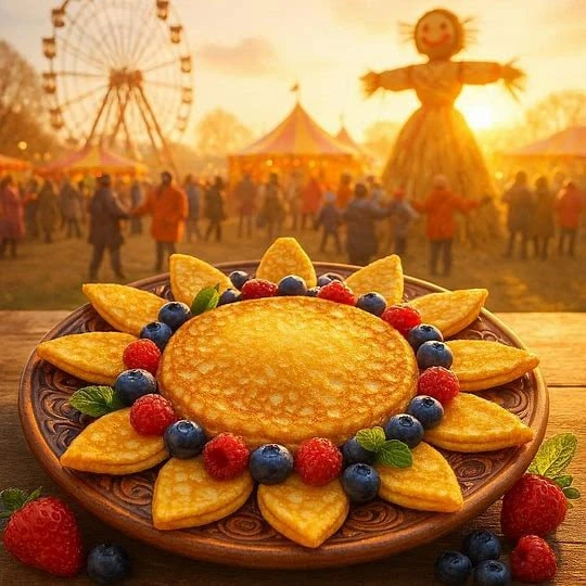 🥞 ПРАЗДНИЧНАЯ ПРОГРАММА «МАСЛЕНИЦА-БОЯРЫНЯ: ПЕСНИ, ИГРЫ, БЛИНЫ!» 🥞