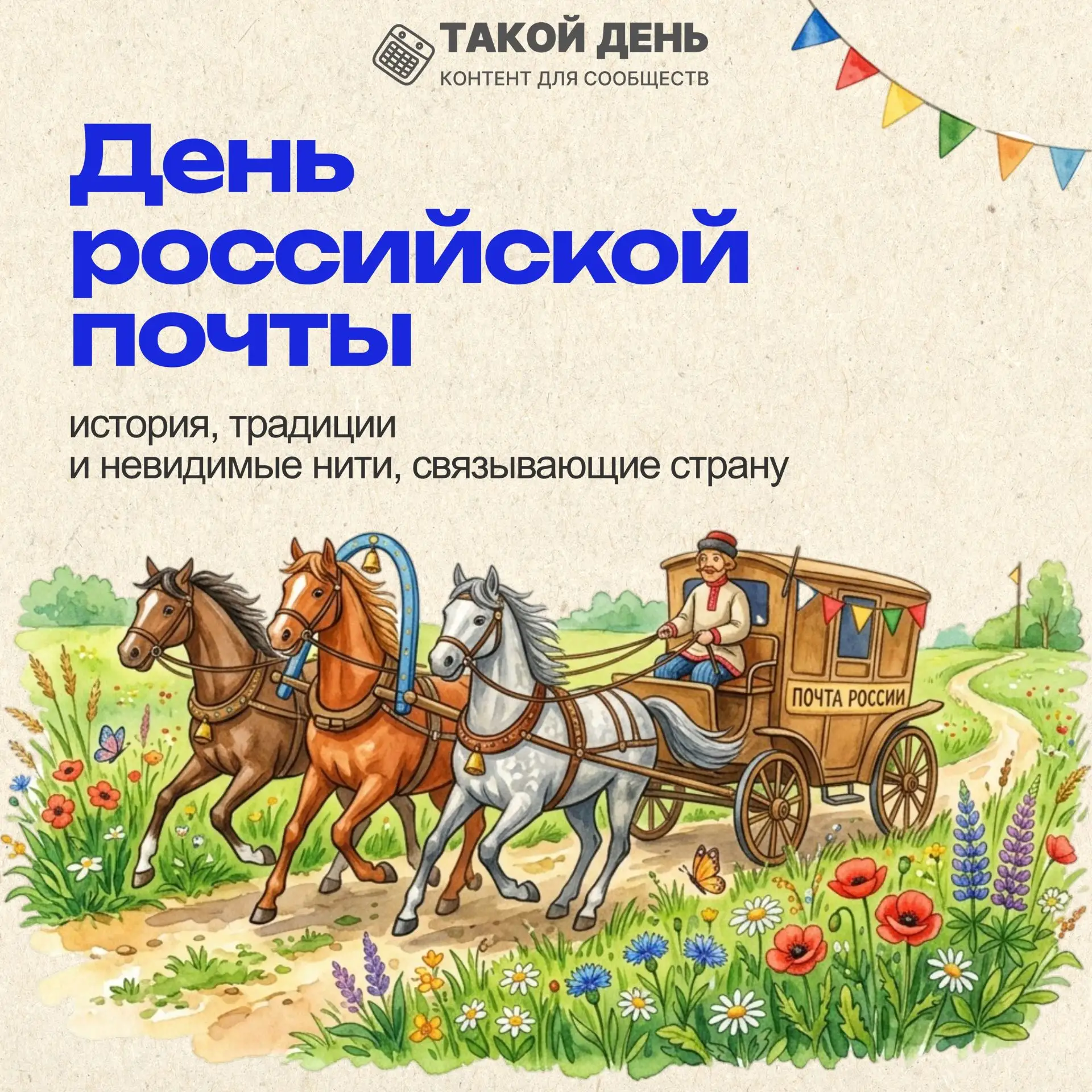 12 июля — День российской почты