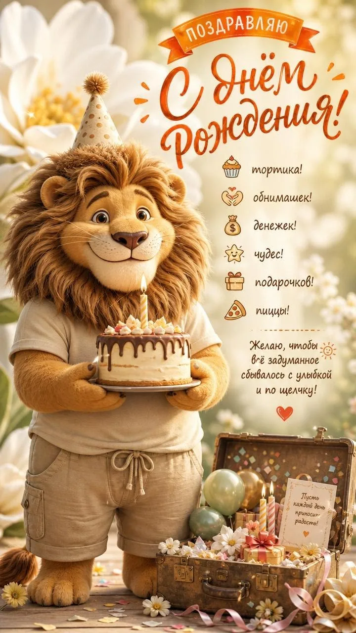 Поздравляем с Днём рождения! 🎂🎁