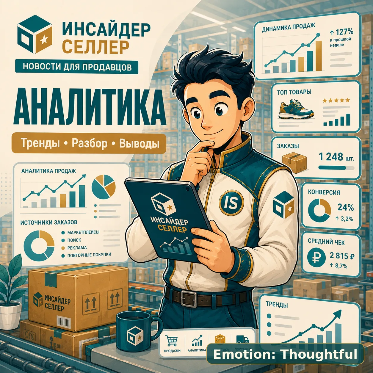Новых селлеров приходит меньше. А старые всё чаще хотят держать товар у себя ТПП посчит...
