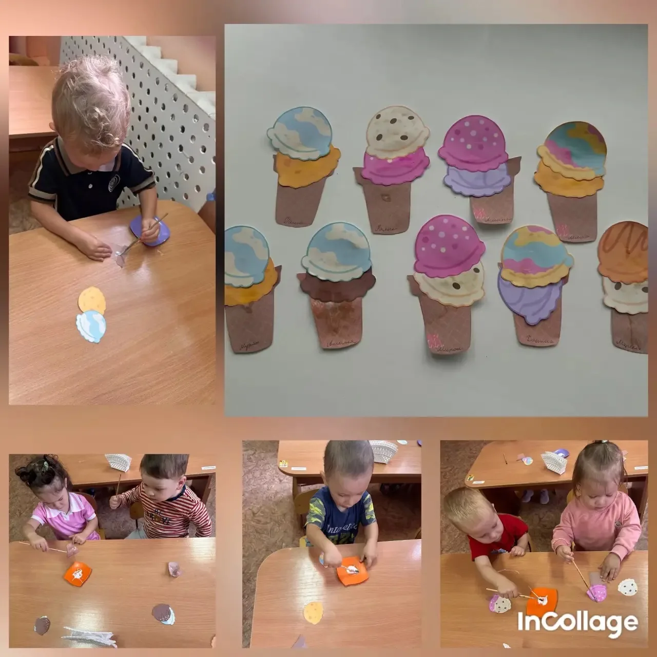 👶 Первые опыты: знакомство с клеем ПВА в группе раннего возраста !