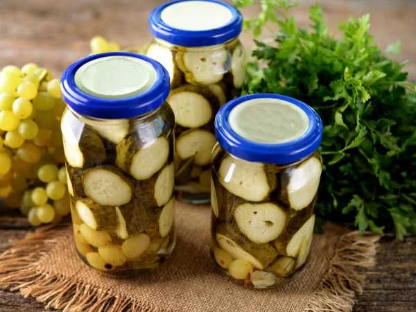 🥒 Маринованные огурцы с виноградом