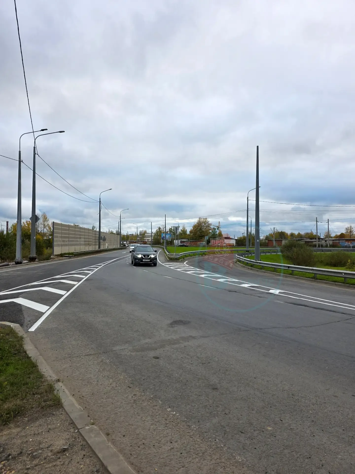 В районе Белозерского шоссе готовятся к запуску движения по Некрасовскому мосту. Открыт...