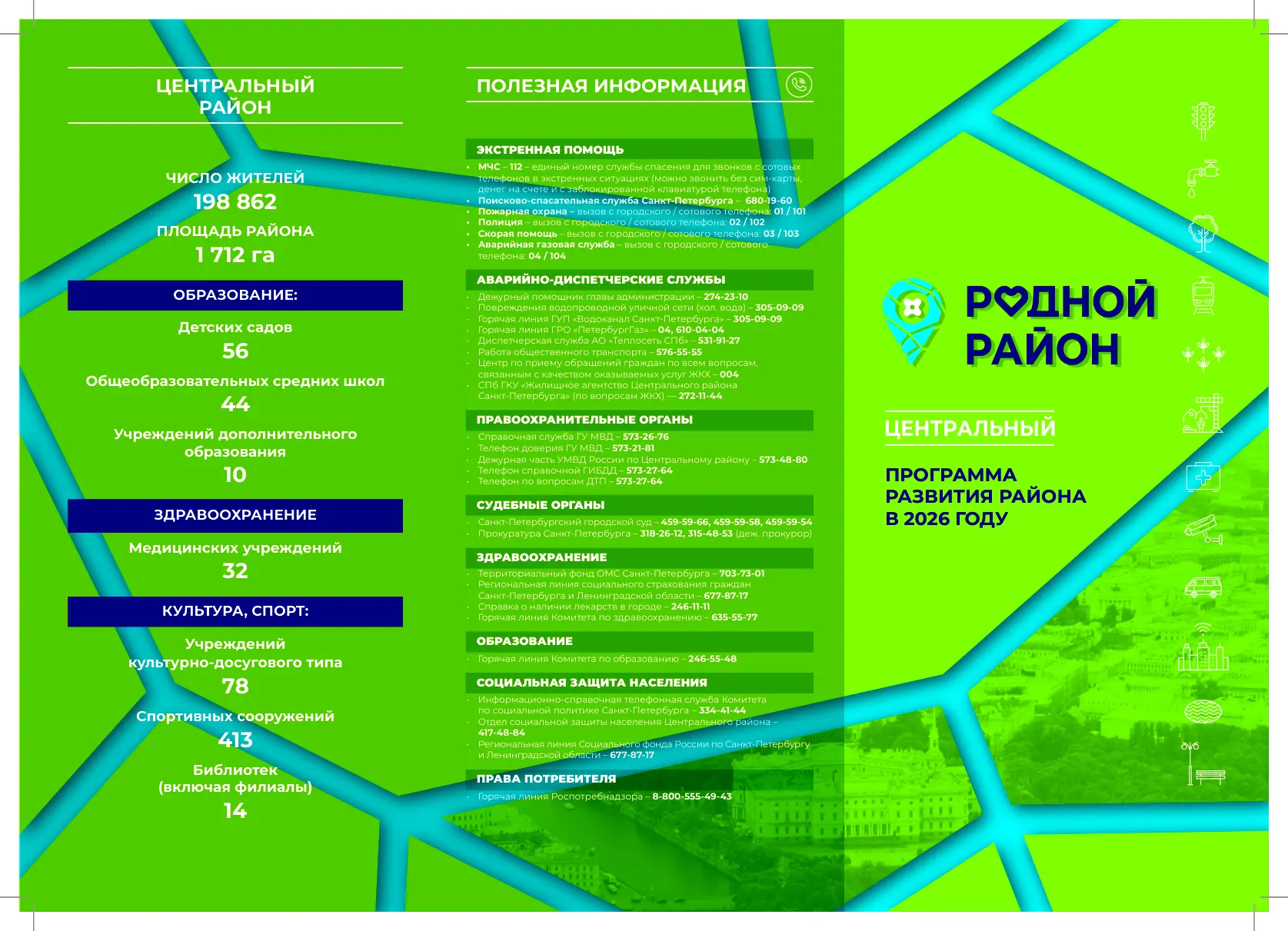 Проект «Родной район»
С 2019 года в Санкт-Петербурге действует инициатива «Родной район», направленн