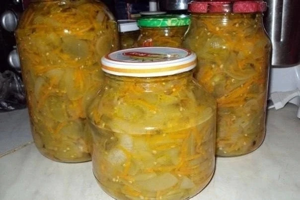 Закуска из зелёных помидоров ⚡