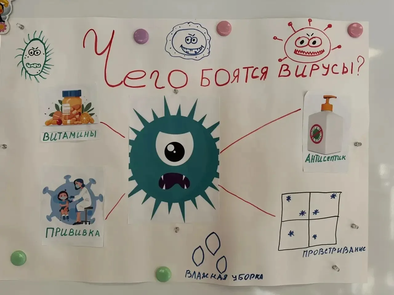 ✨ В детском саду прошёл тематический день защиты от вирусов   В нашем детском саду состоялся тематич