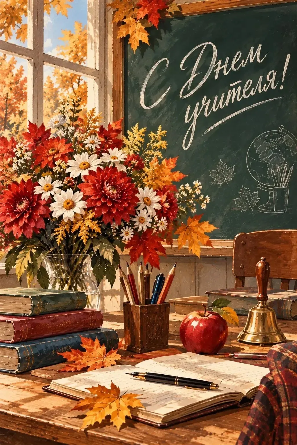 🌷 С Днём учителя!
