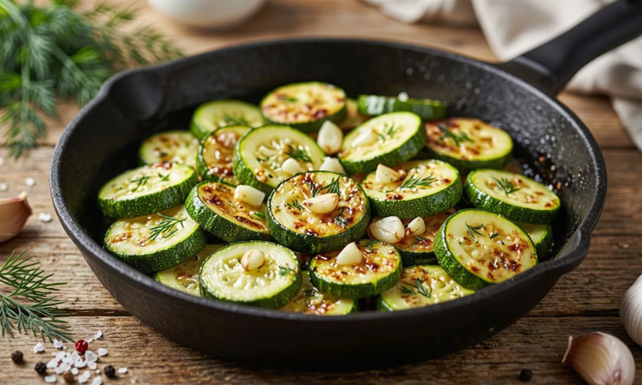 🥒 Маринованные кабачки на сковороде: быстро, вкусно и с пользой! 🥒