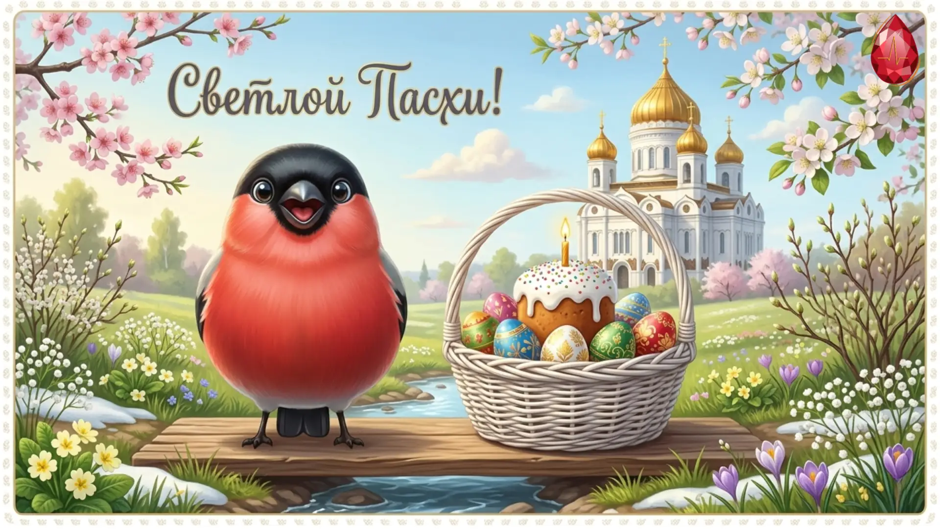 С праздником Светлой Пасхи!   ☀️ Сегодня мы отмечаем самый светлый и главный христианский праздник —