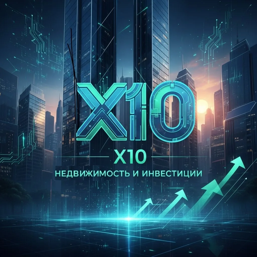 «Х10 Недвижимость и инвестиции» — ваш гид по инвестициям в недвижимость России.  Что вы найдёте: • е