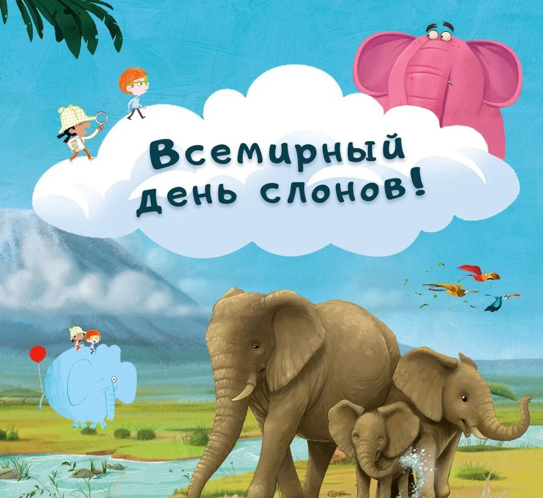 ✅Ежегодно 12 августа во многих странах отмечается Всемирный день слонов, посвященный за...
