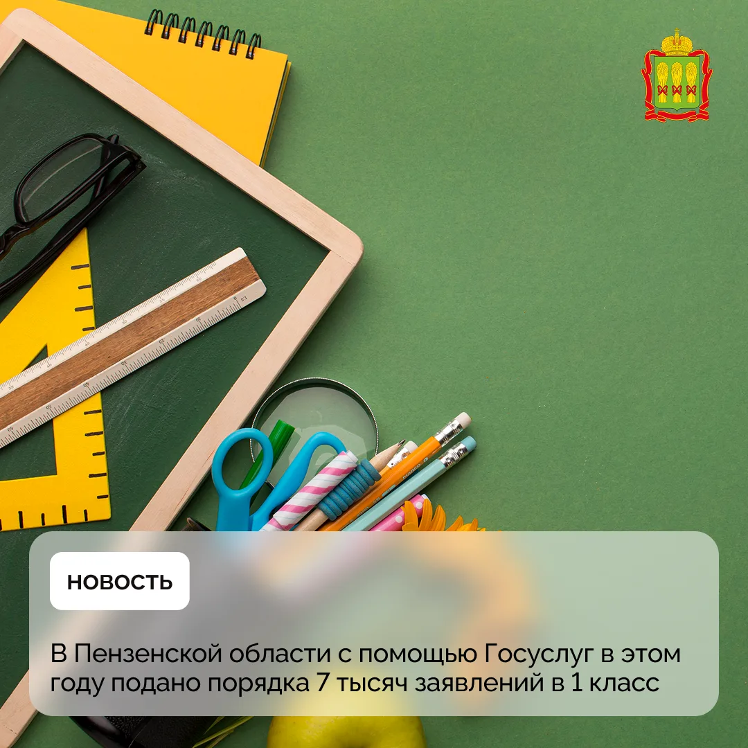 В Пензенской области с помощью Госуслуг в этом году подано порядка 7 тысяч заявлений в ...