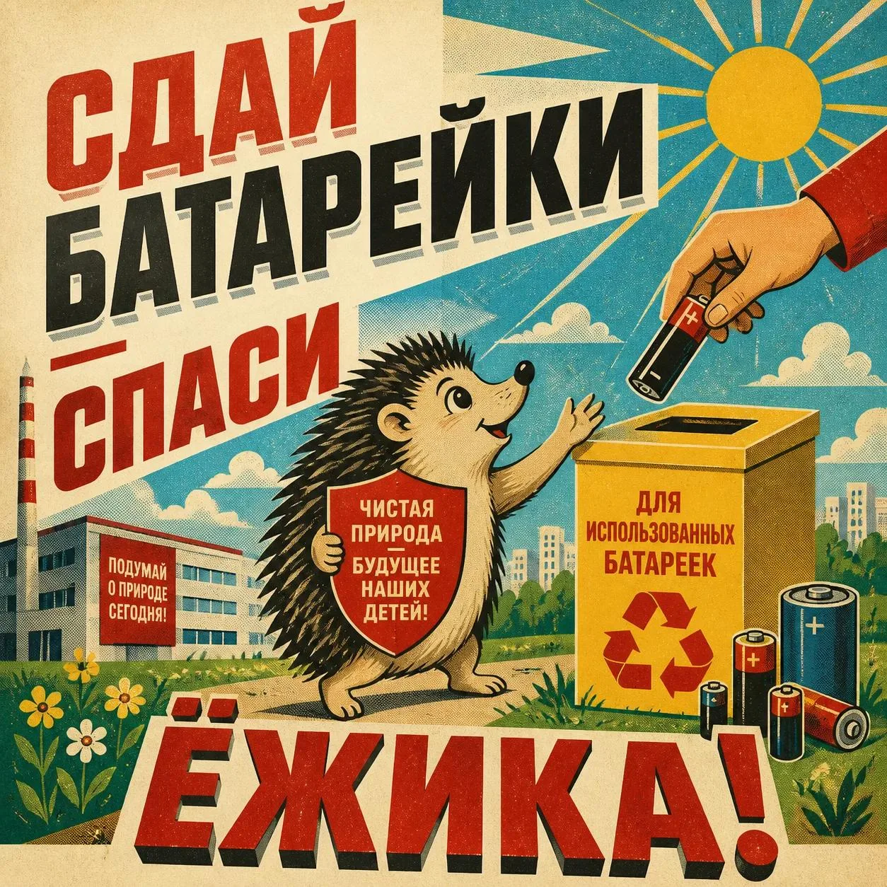 🔋 Куда сдать использованные батарейки в Назии?