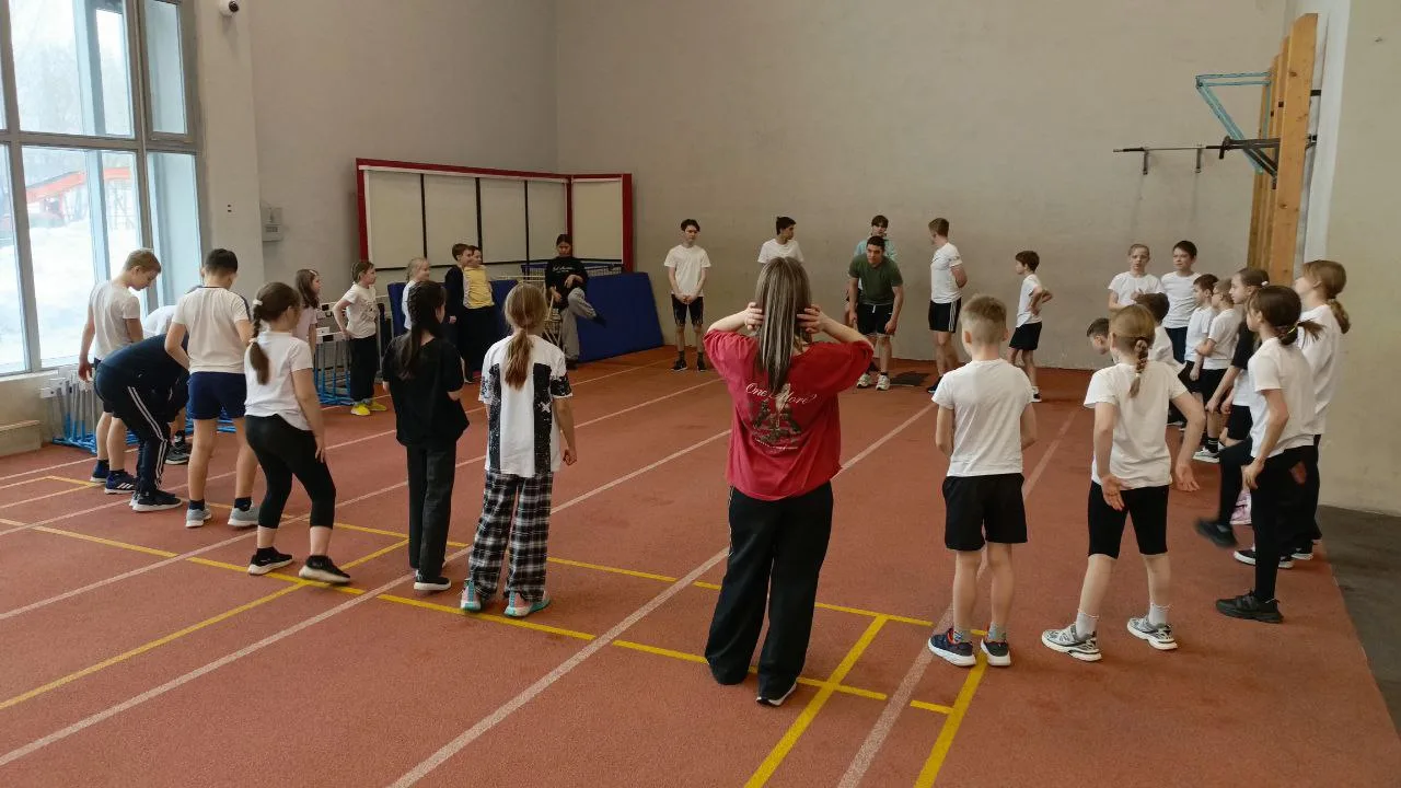 🏃‍♂️Быстрее ветра: наши ученики сдают беговые нормативы ГТО!  👟 4 марта во Дворце детского спорта ца