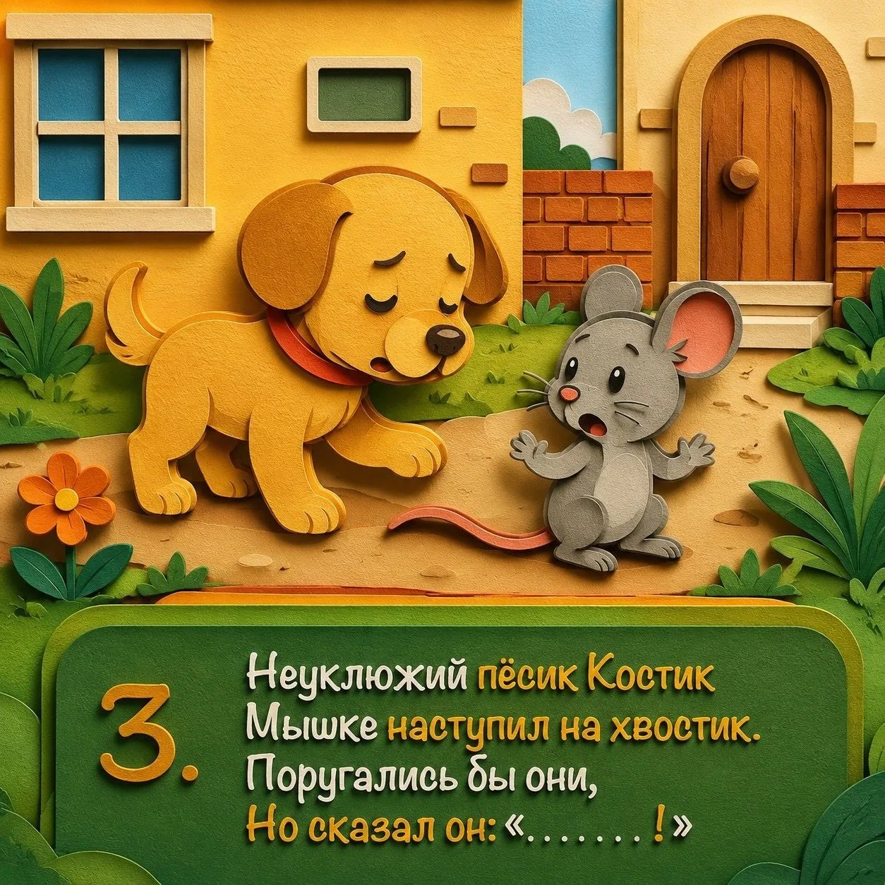 Учим вежливые слова с детьми!