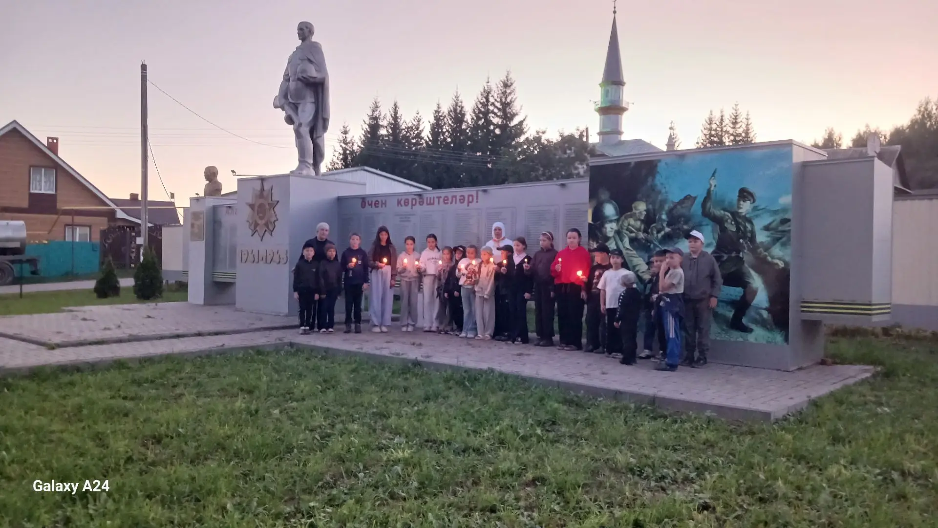 Сегодня присоединились к акции „Свеча памяти“ ,приуроченную ко Дню солидарности в борьб...