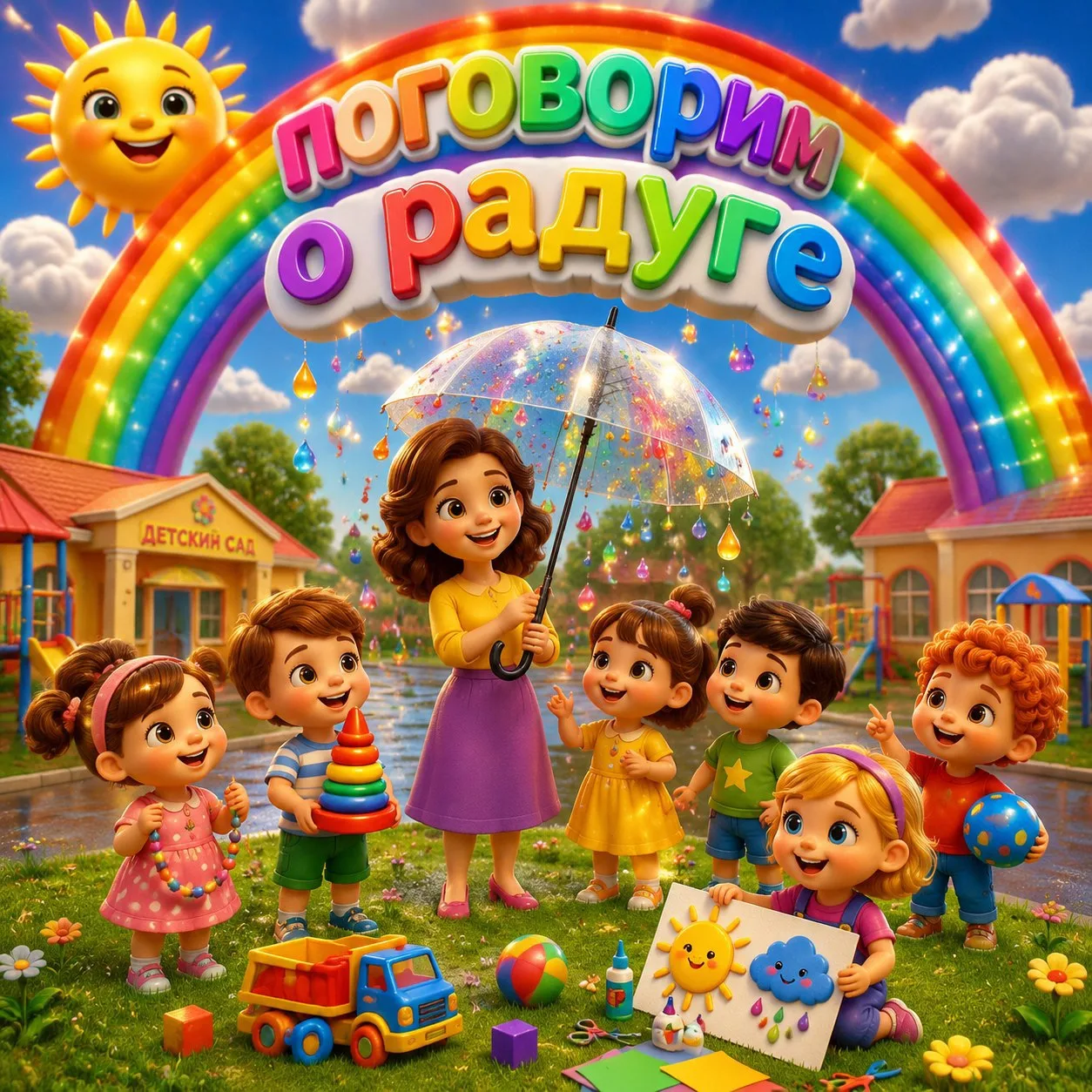 🌈Лето — время настоящего волшебства! Особенно когда после шумной грозы из-за туч выгля...