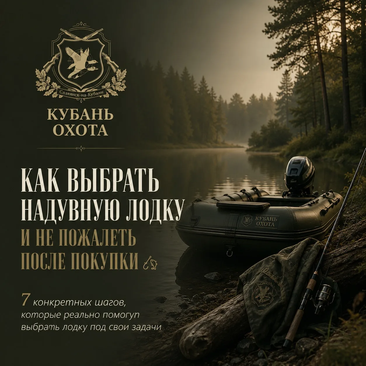 🎣 Выбрать надувную лодку без опыта — реально.
