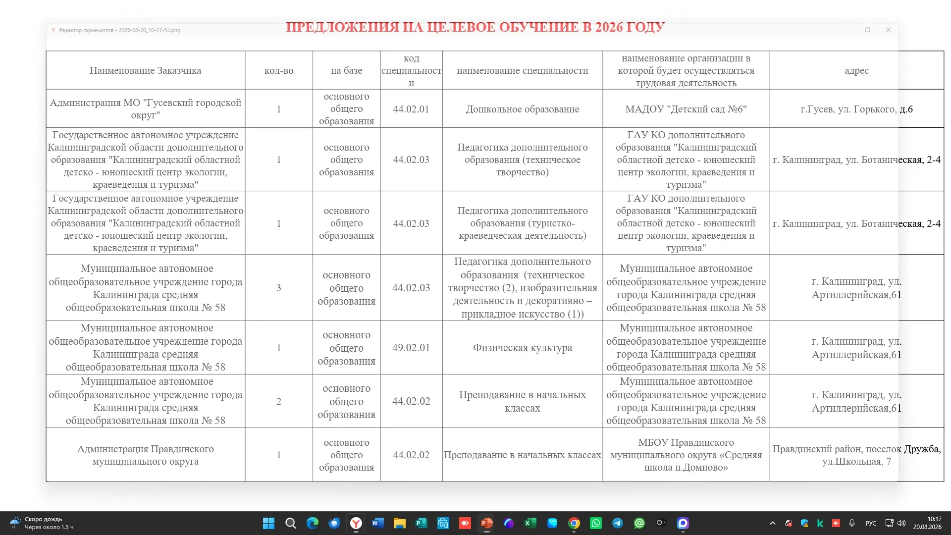 Дополнительный набор в Педагогический колледж! Есть возможность поступить первоочередно ✅