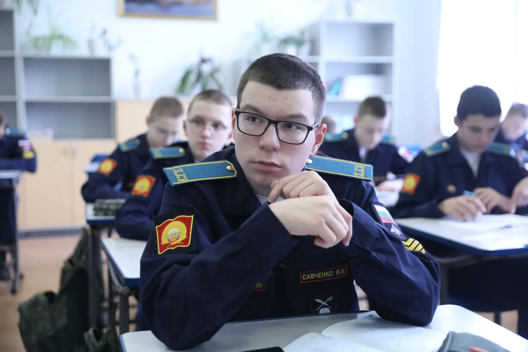 Кадеты 86 учебного взвода на уроке алгебры проходили тему "Анализ оперативной обстановки: решение ли