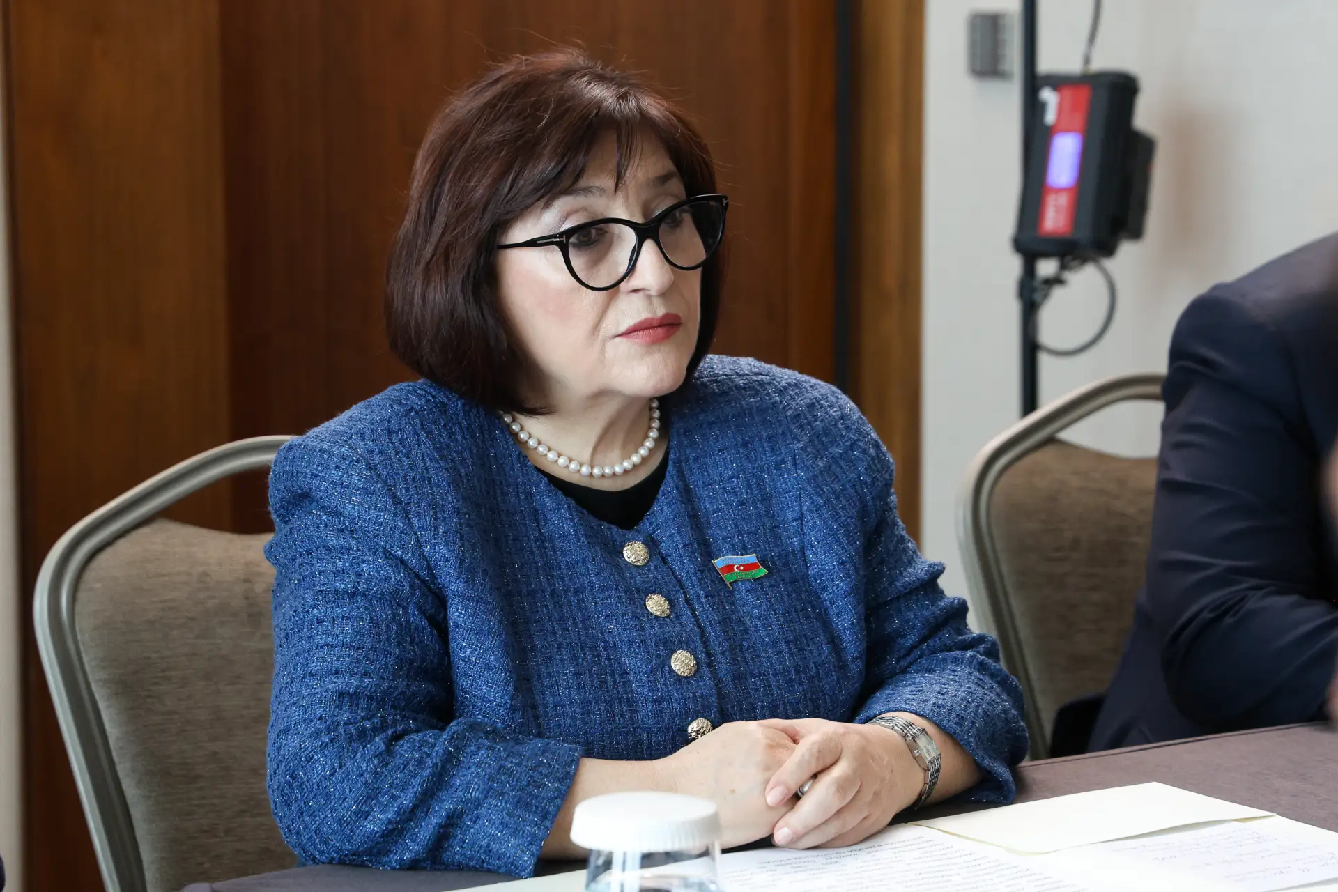 Председатель Совета Федерации Валентина Матвиенко провела встречу с Председателем Милли Меджлиса Азе