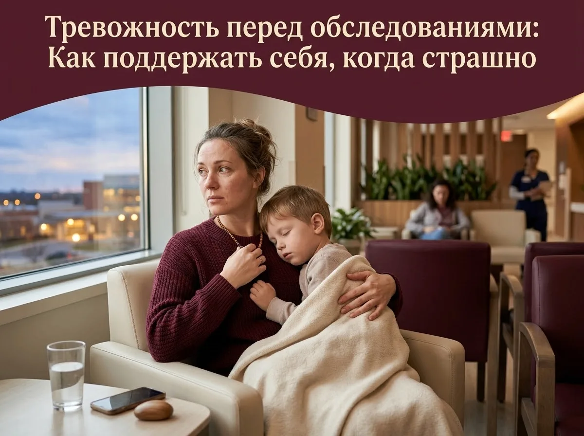 Тревожность перед обследованиями: Как поддержать себя, когда страшно.