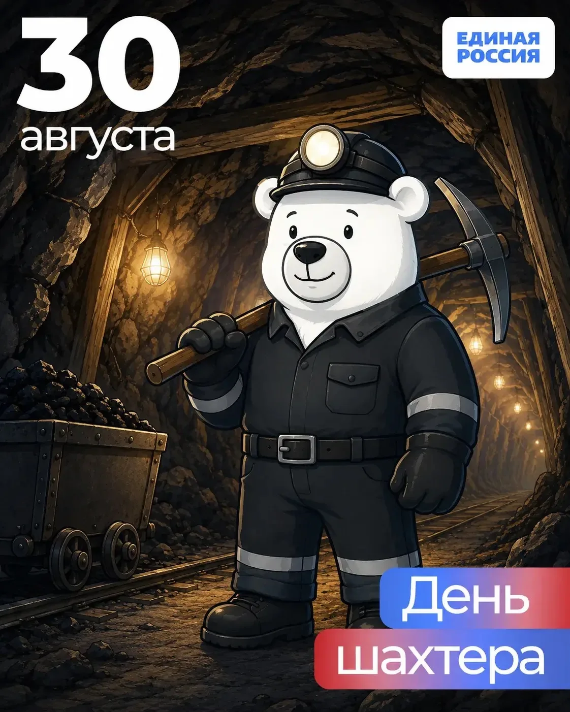 ⛏ 30 августа - День шахтера!