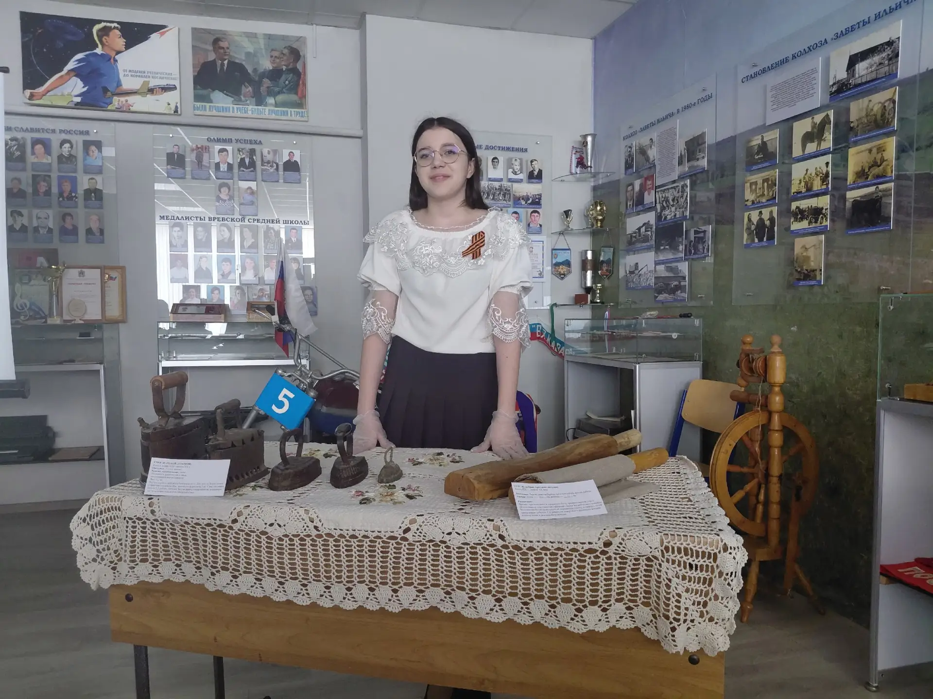 Сегодня на базе МОУ СОШ № 10 им. Героя России Чепракова В.Н. в селе Вревском состоялся XX слёт участ