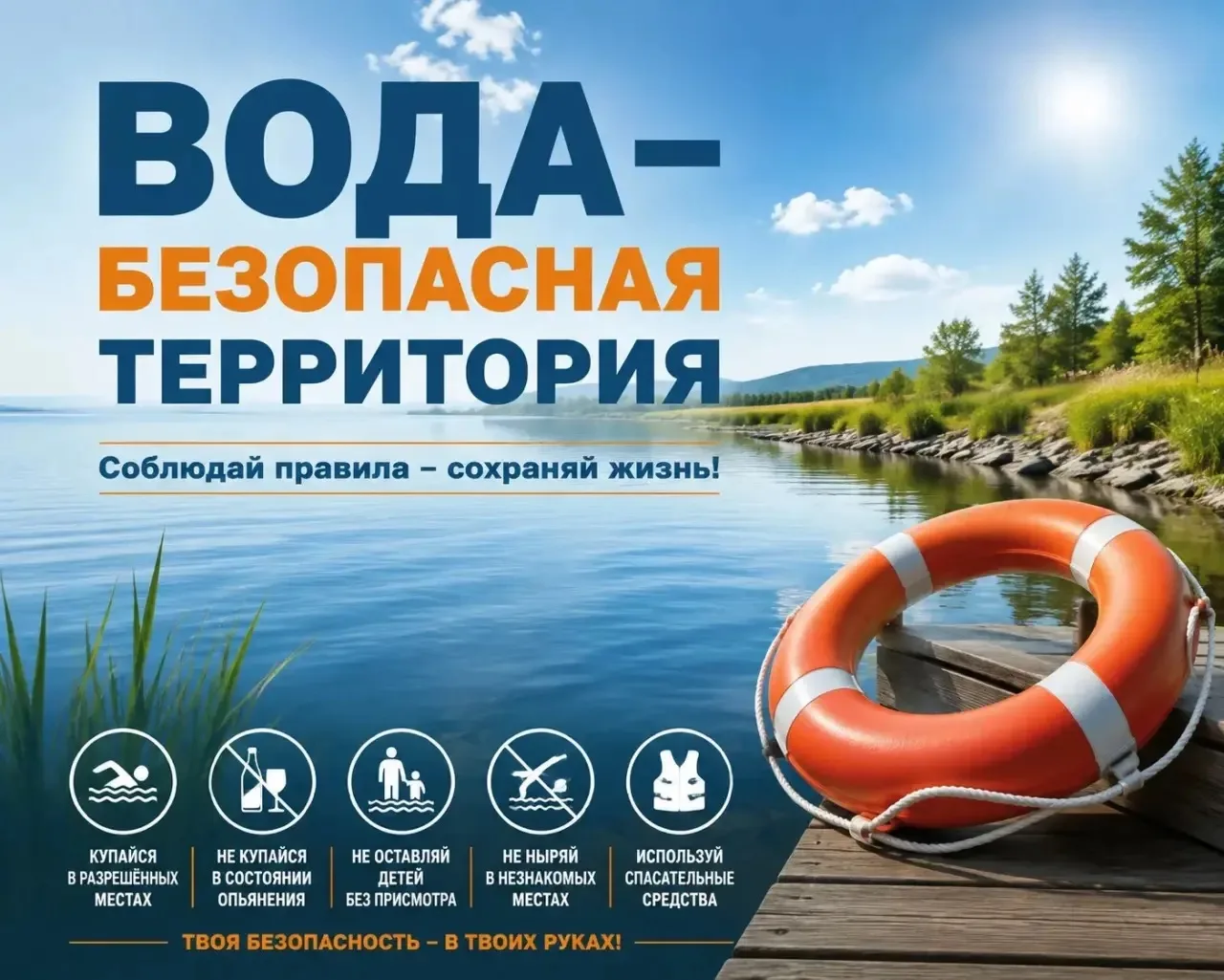 Вода 💦- каждый год она забирает тысячи жизней. Часто — из-за самонадеянности: заплыв з...