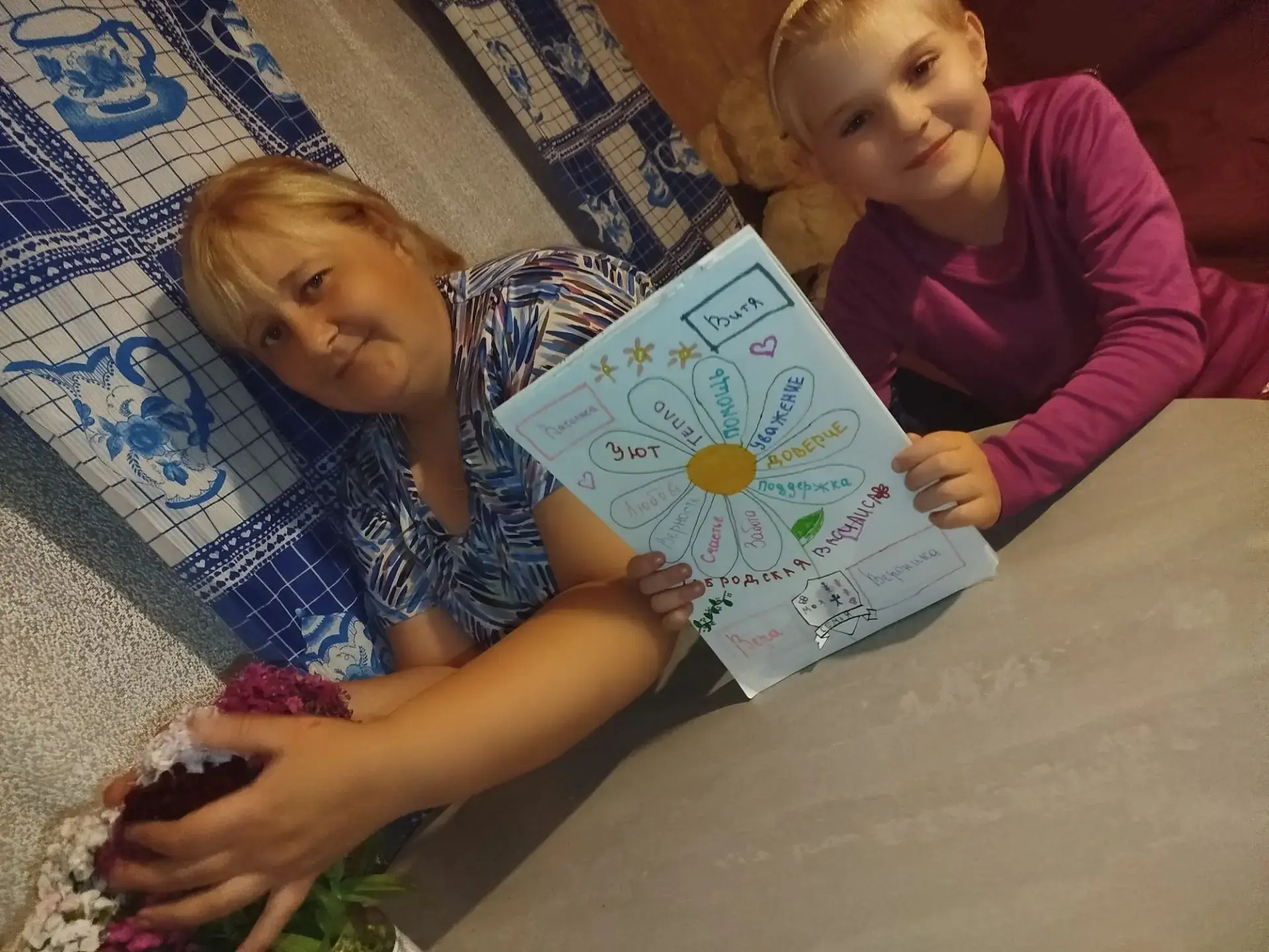 Забродская Василиса, учащаяся 3 класса, и её дружная семья участвуют в нашем конкурсе творческих раб
