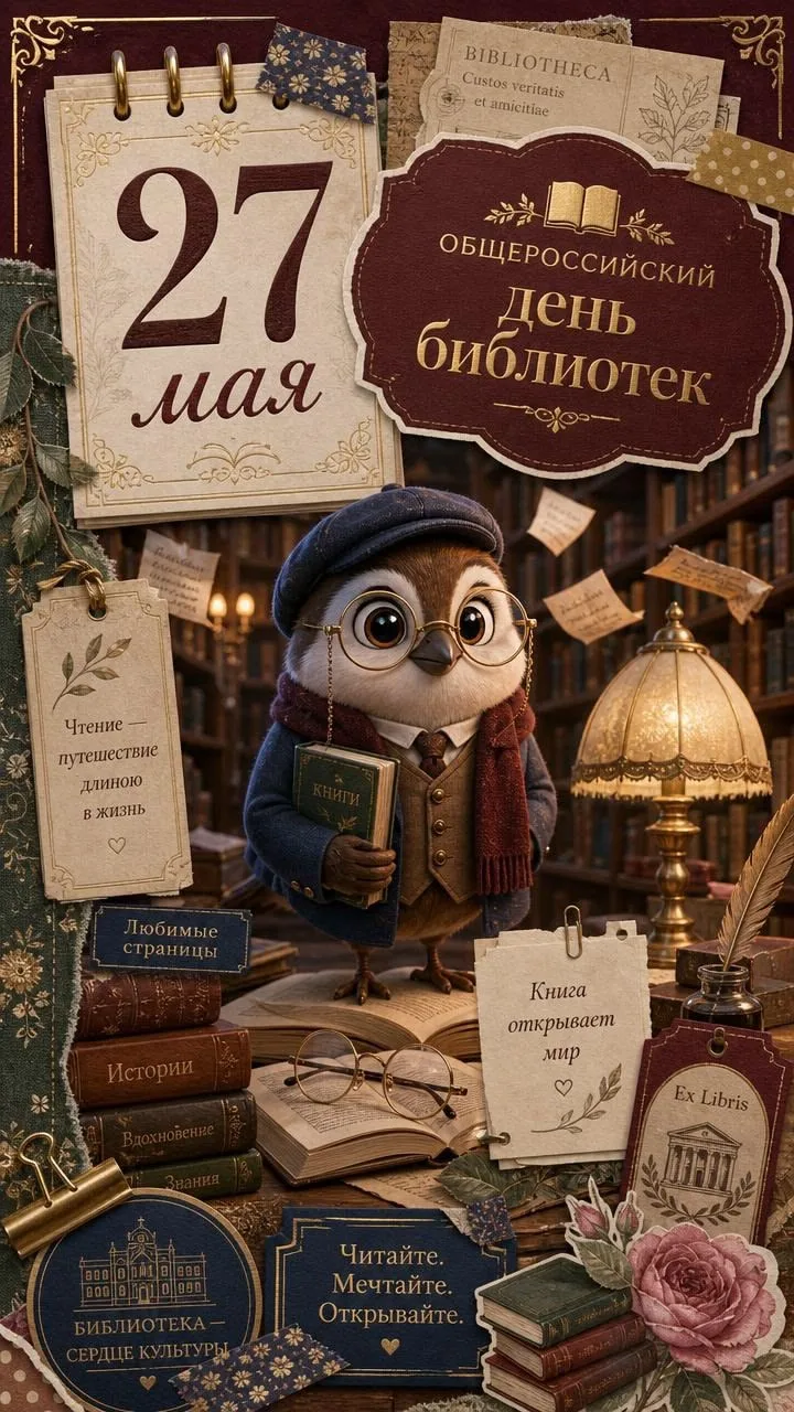 📚 С Днём библиотек, дорогие друзья!