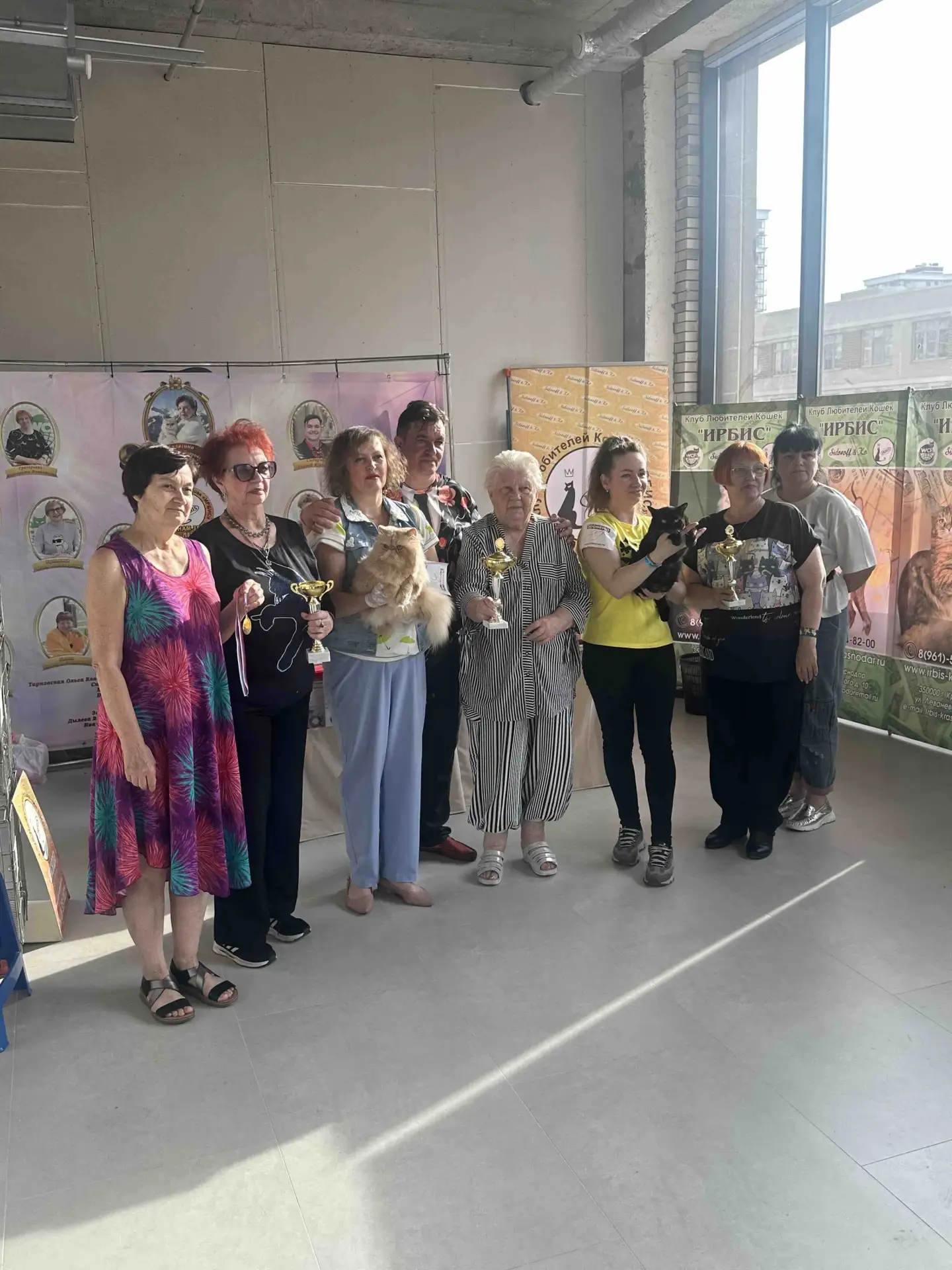 Поздравляем победителей Best in Show международной двухсертификатной WCF выставки кошек...
