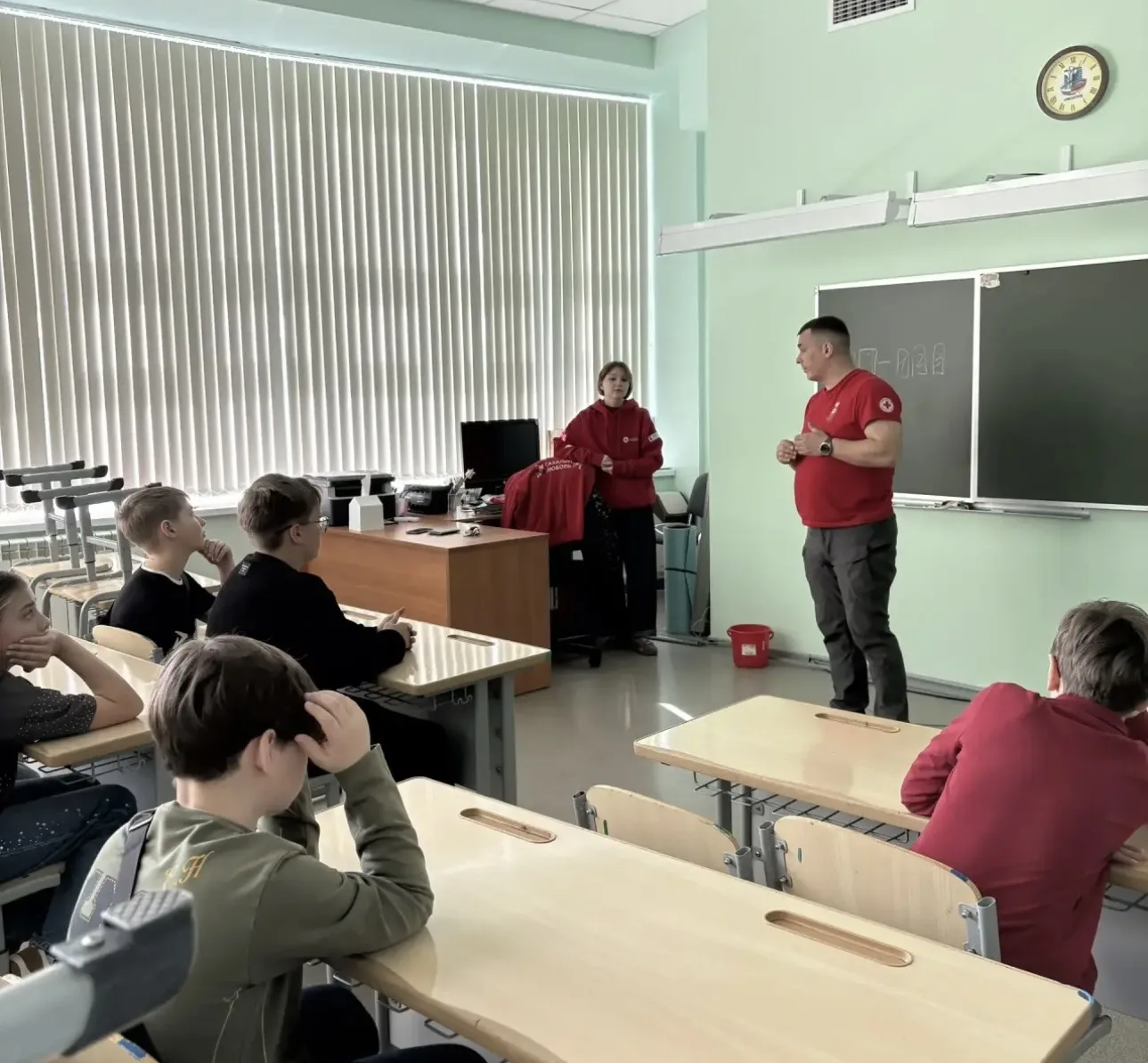С большим интересом прошла просветительская лекция, организованная Российским Красным Крестом! 🏥  На