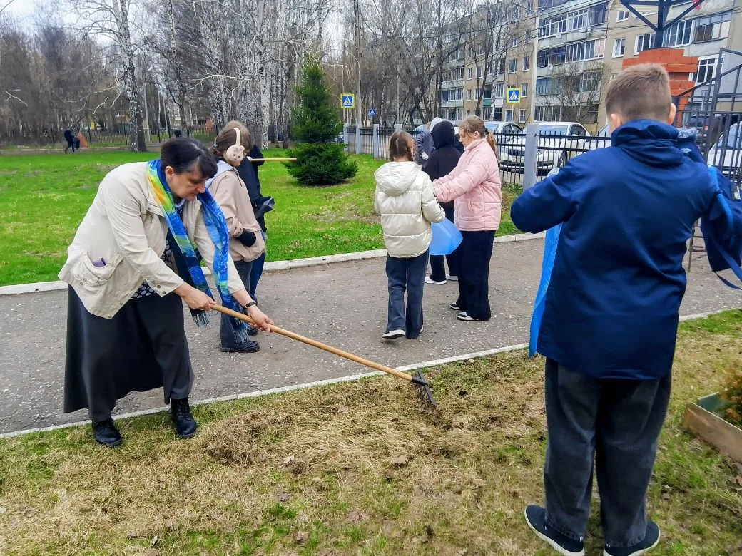 🍃 Сегодня в нашем лицее — субботник «Мы за чистоту» в рамках Всероссийской акции «Зеленая весна»! На