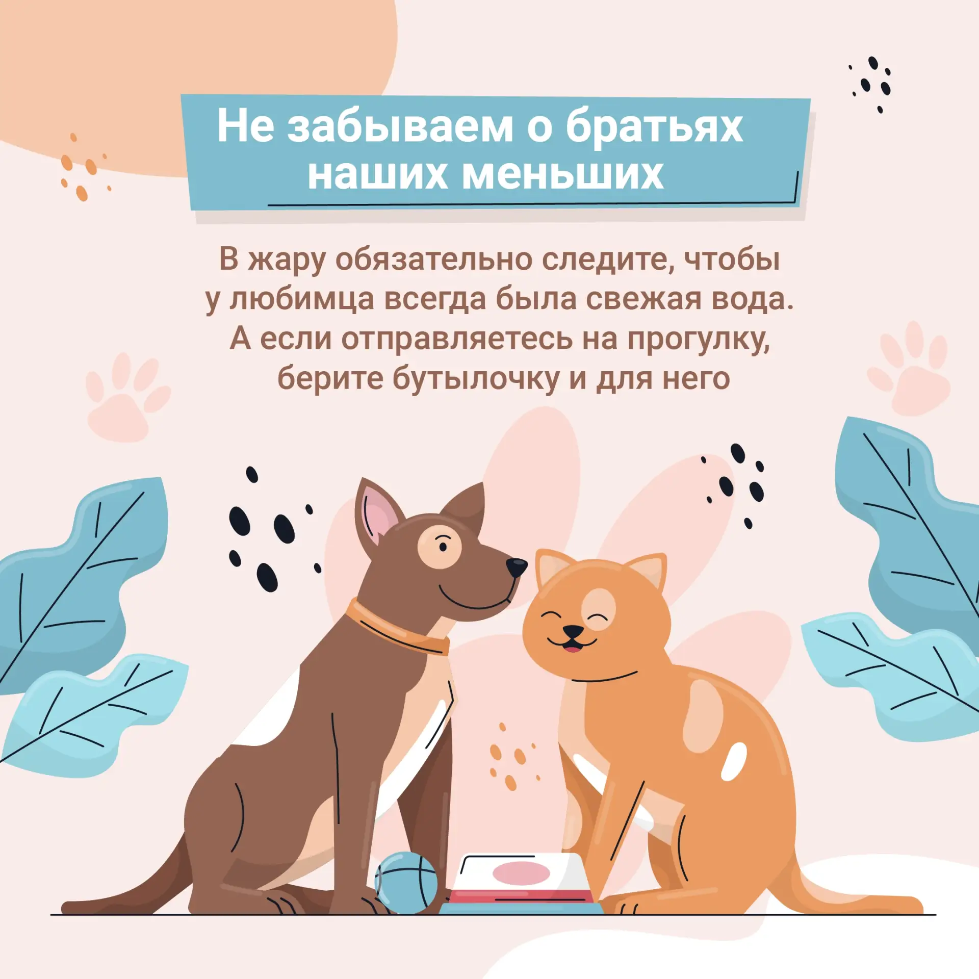 🐾 Каждый питомец уникален

Лето дарит больше времени для общения с любимцами. И неважно, живёт у ва