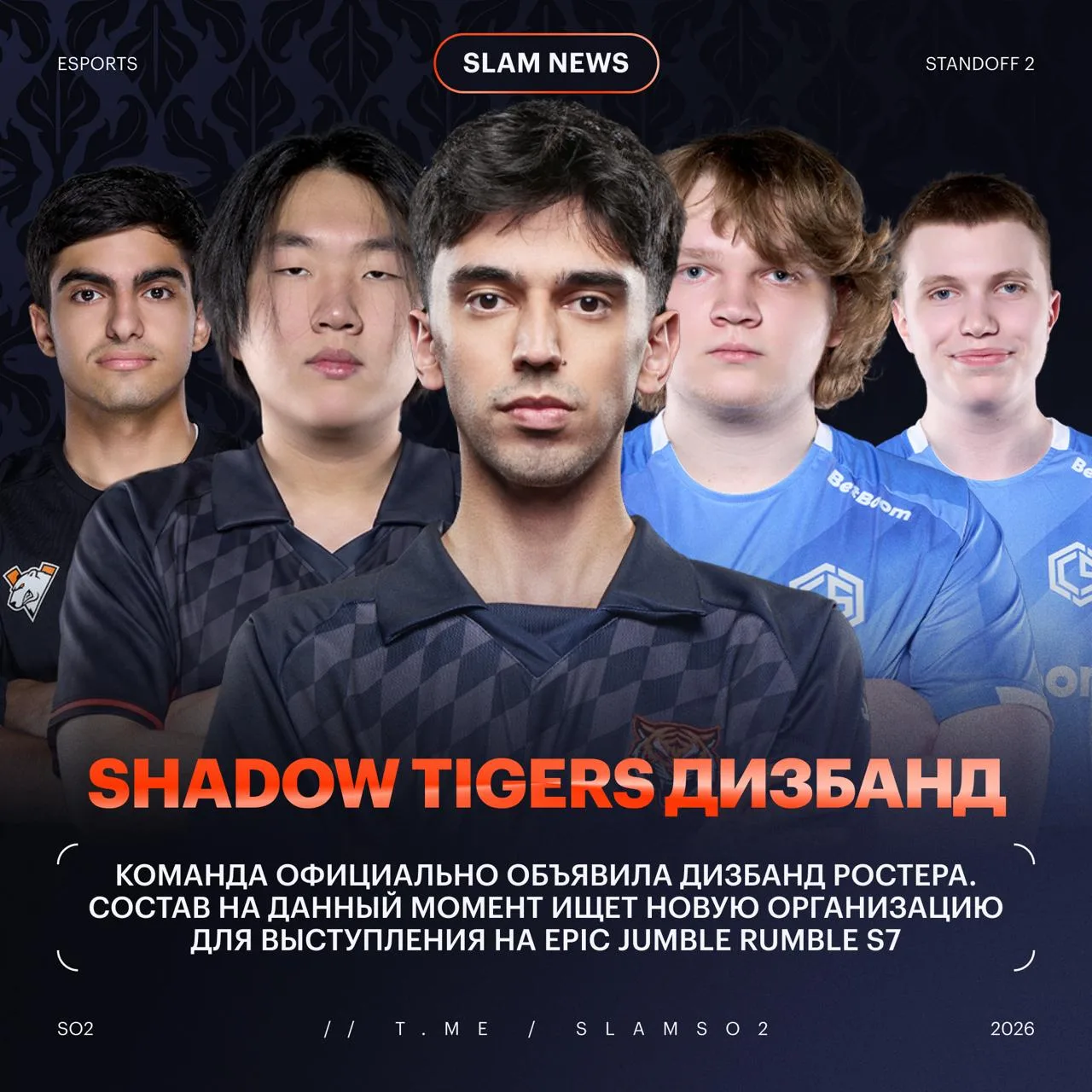 🧡 SHADOW TIGERS — ДИЗБАНД
