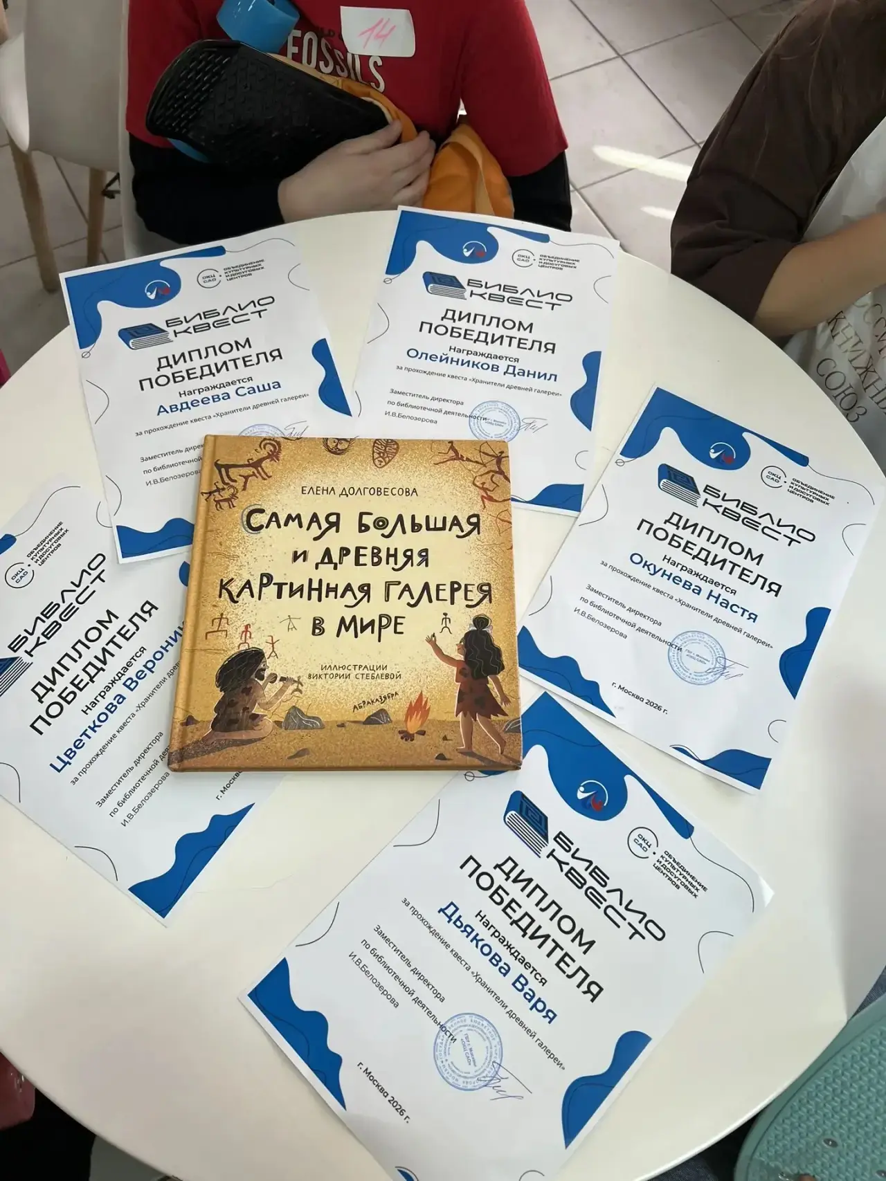 Победители «МЕГАквеста»: книжное приключение в библиотеке  📍 На каникулах в центральной библиотеке №