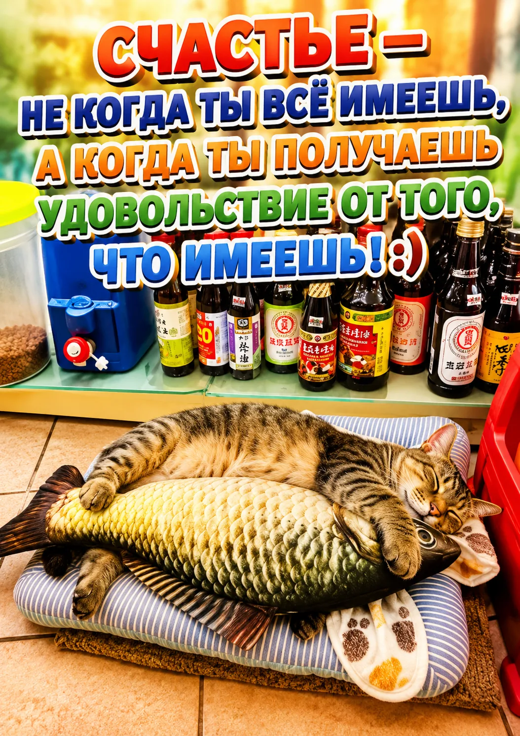 💚💛❤️ Настроение в открытке.