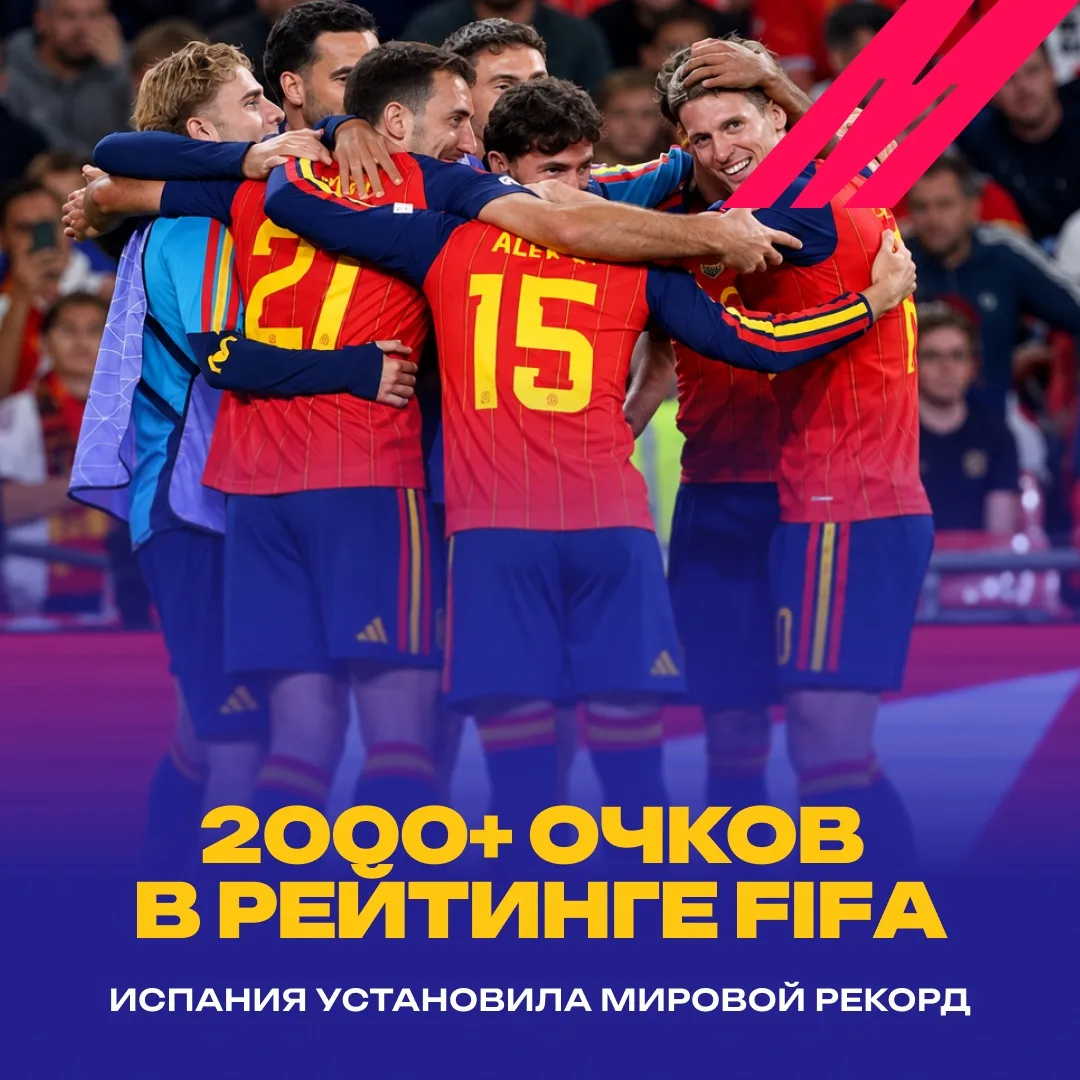 🇪🇸 Испания продолжает переписывать рекорды!