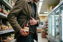 🍾Курянин «дегустировал» элитный алкоголь за чужой счёт