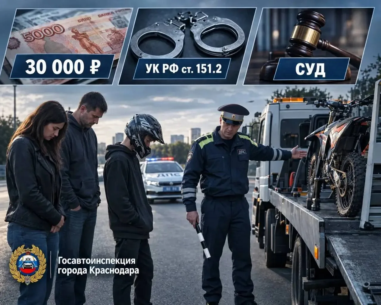 🚨Питбайк и несовершеннолетний: что важно знать