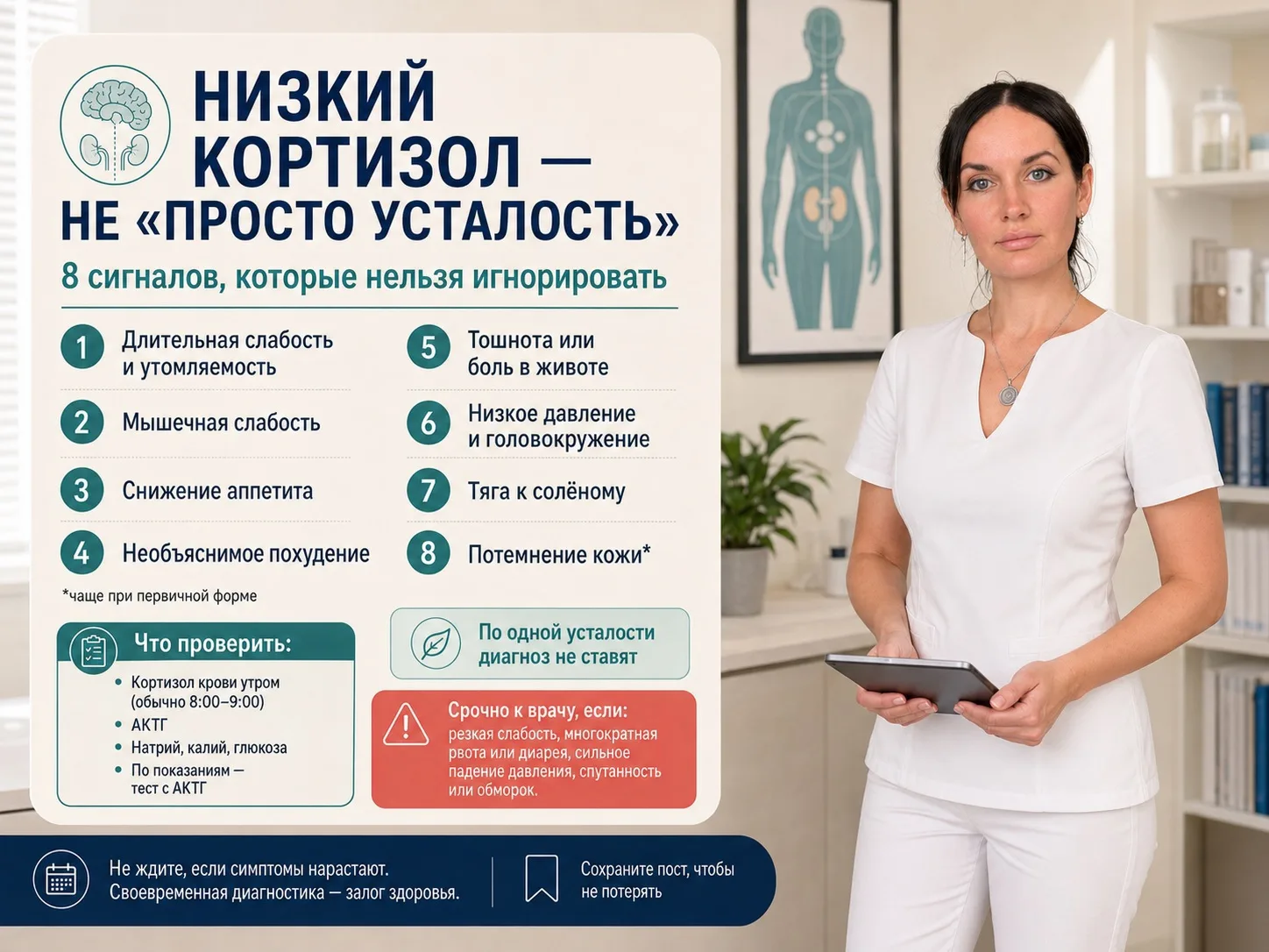 Вы называете это ленью, а организм может подавать сигнал, который нельзя игнорировать. ...