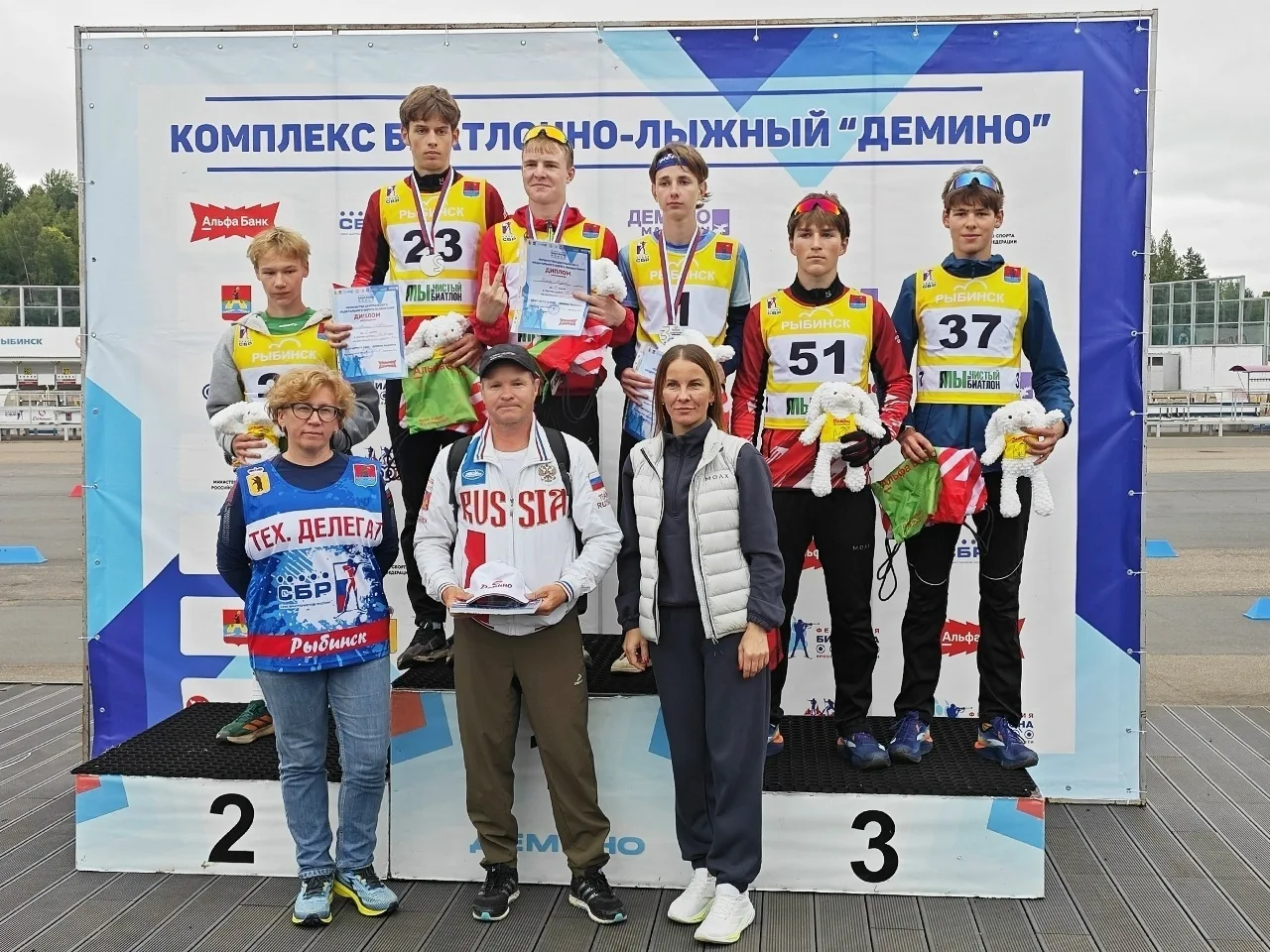 Рыбинец взял бронзу первенства ЦФО по биатлону в Демино!