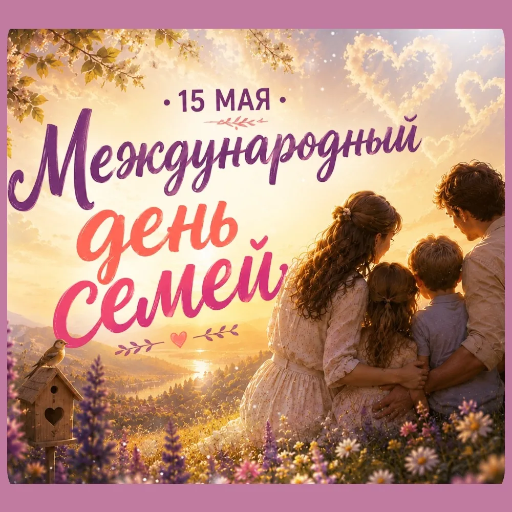 🌼 15 мая — Международный день семьи! 🌼