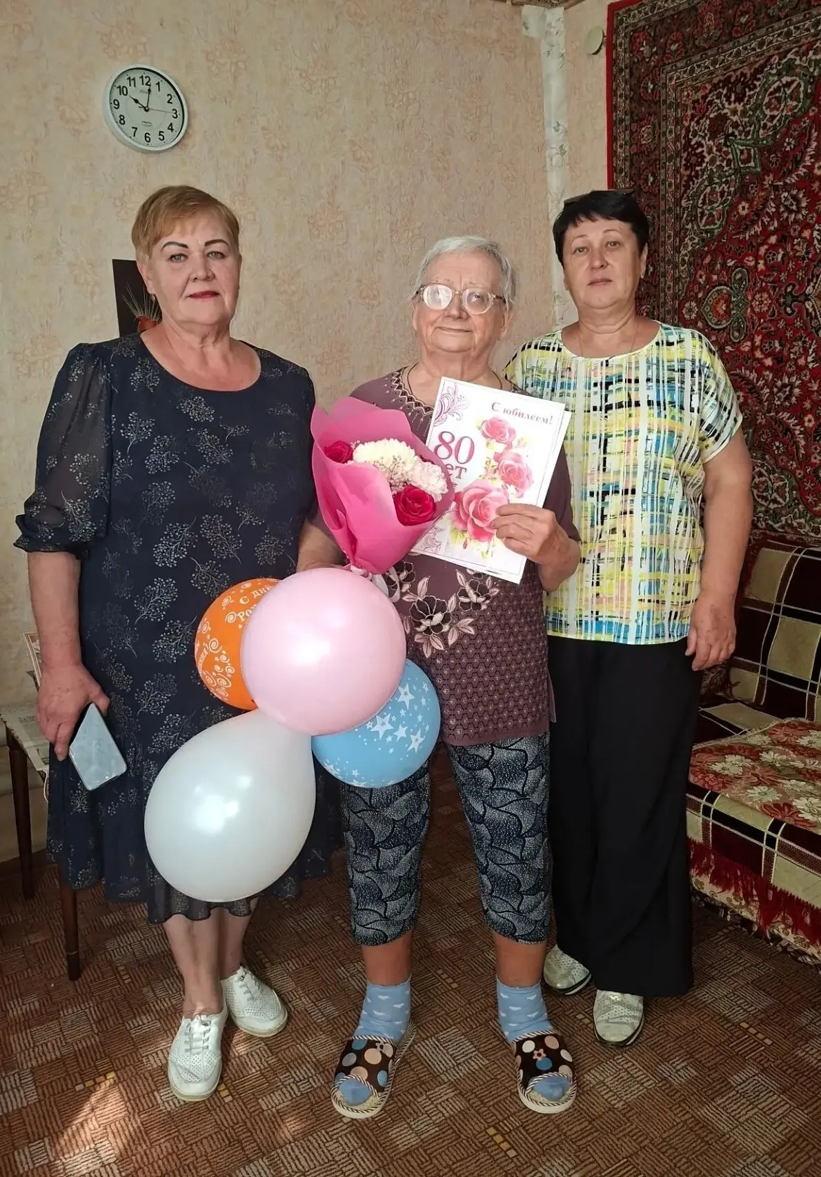 3 сентября свой юбилей отметила Юлия Федоровна Пономарева жительница хутора Меркуловско...