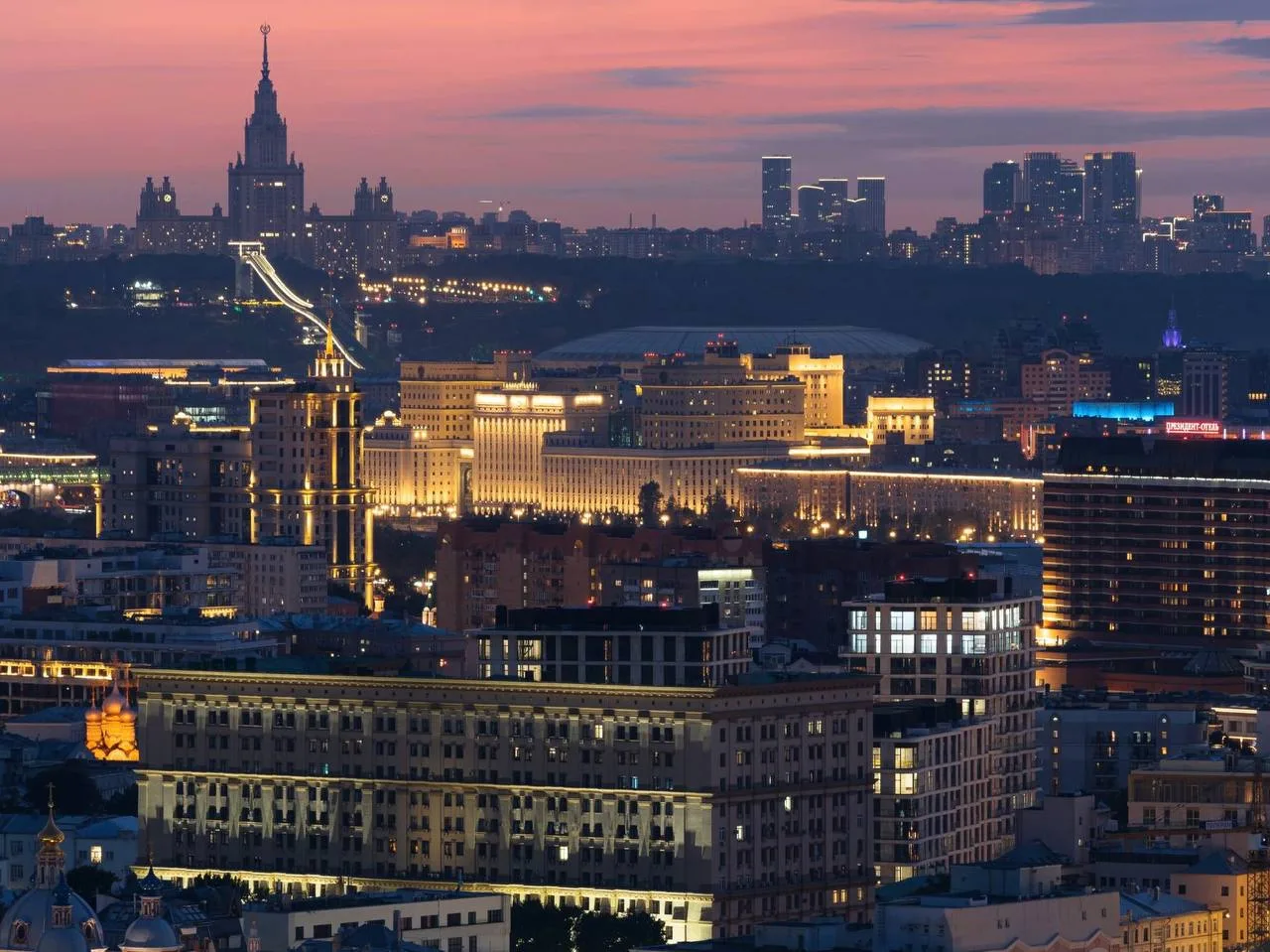 😍 Доброй ночи, Москва!